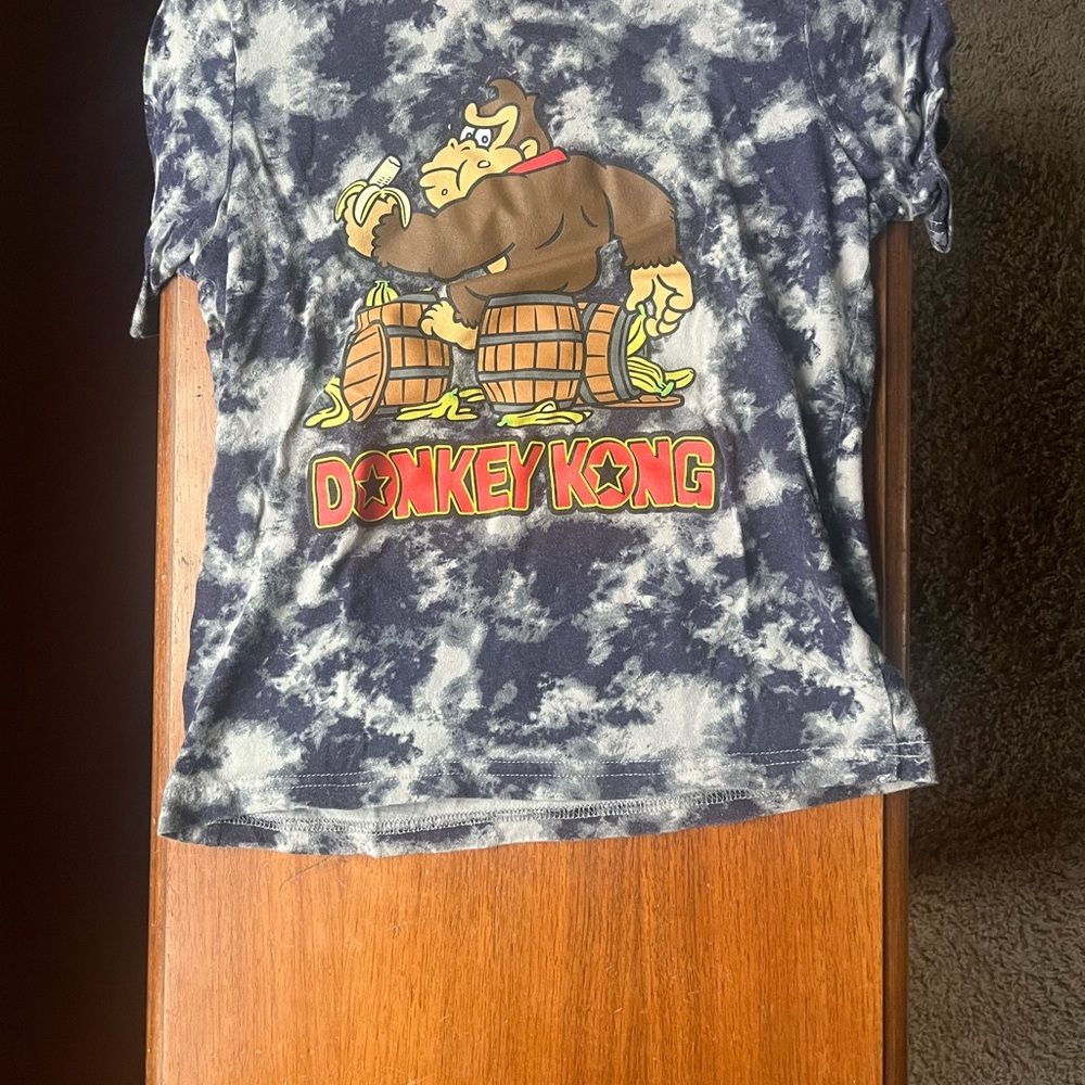 Kids Tie-Dye T-Shirt - Navy